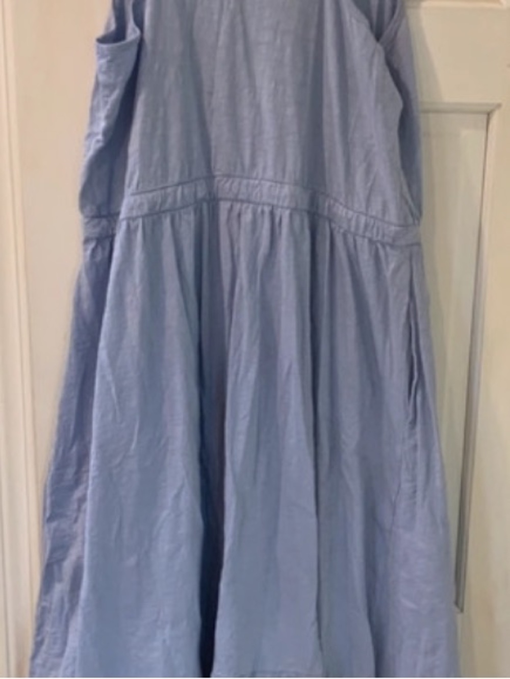 Pact Large Womens Relaxed Slub Tank Maxi Dress Organic cotton breathable coastal - Picture 9 of 15